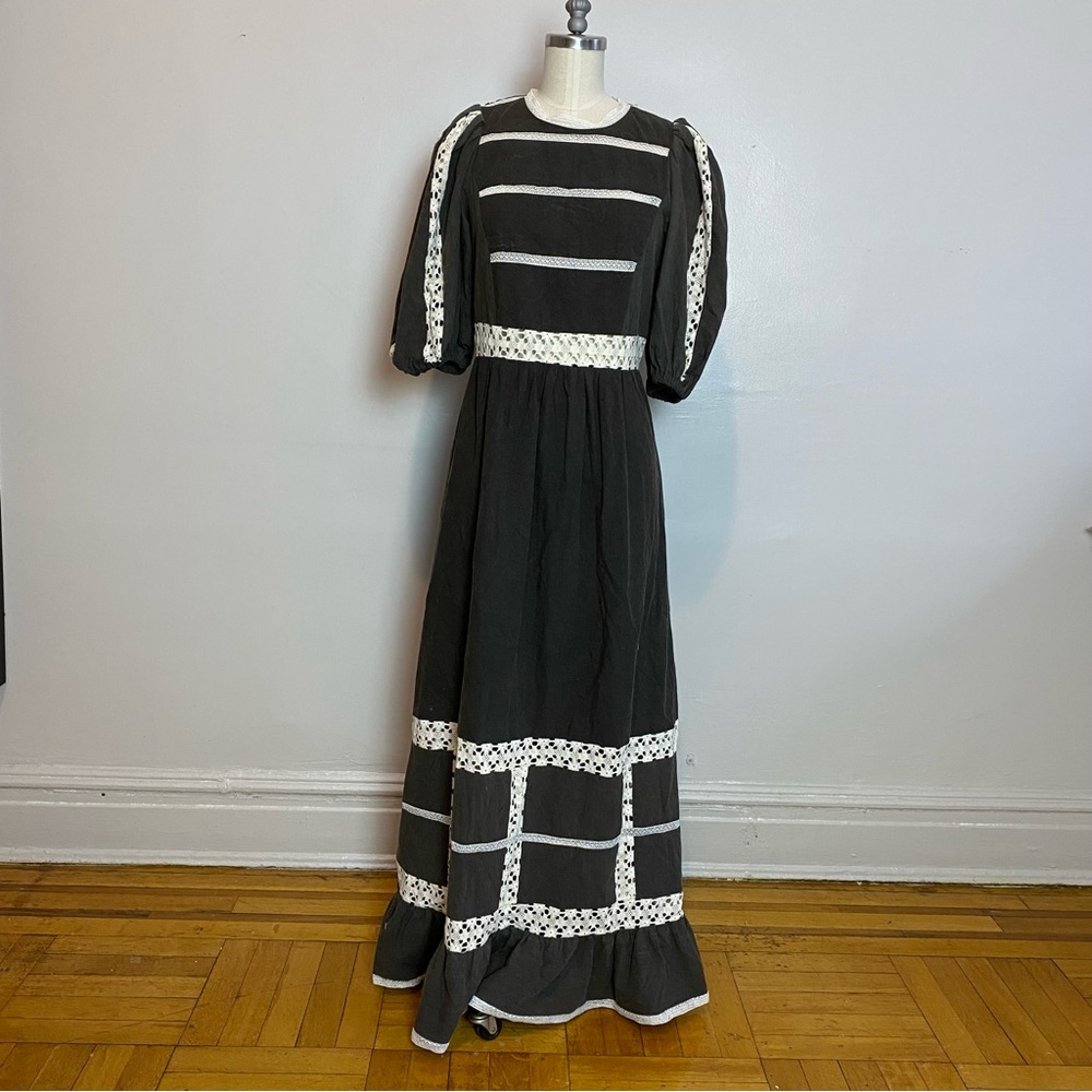 Sea New York Black and White Maxi Dress